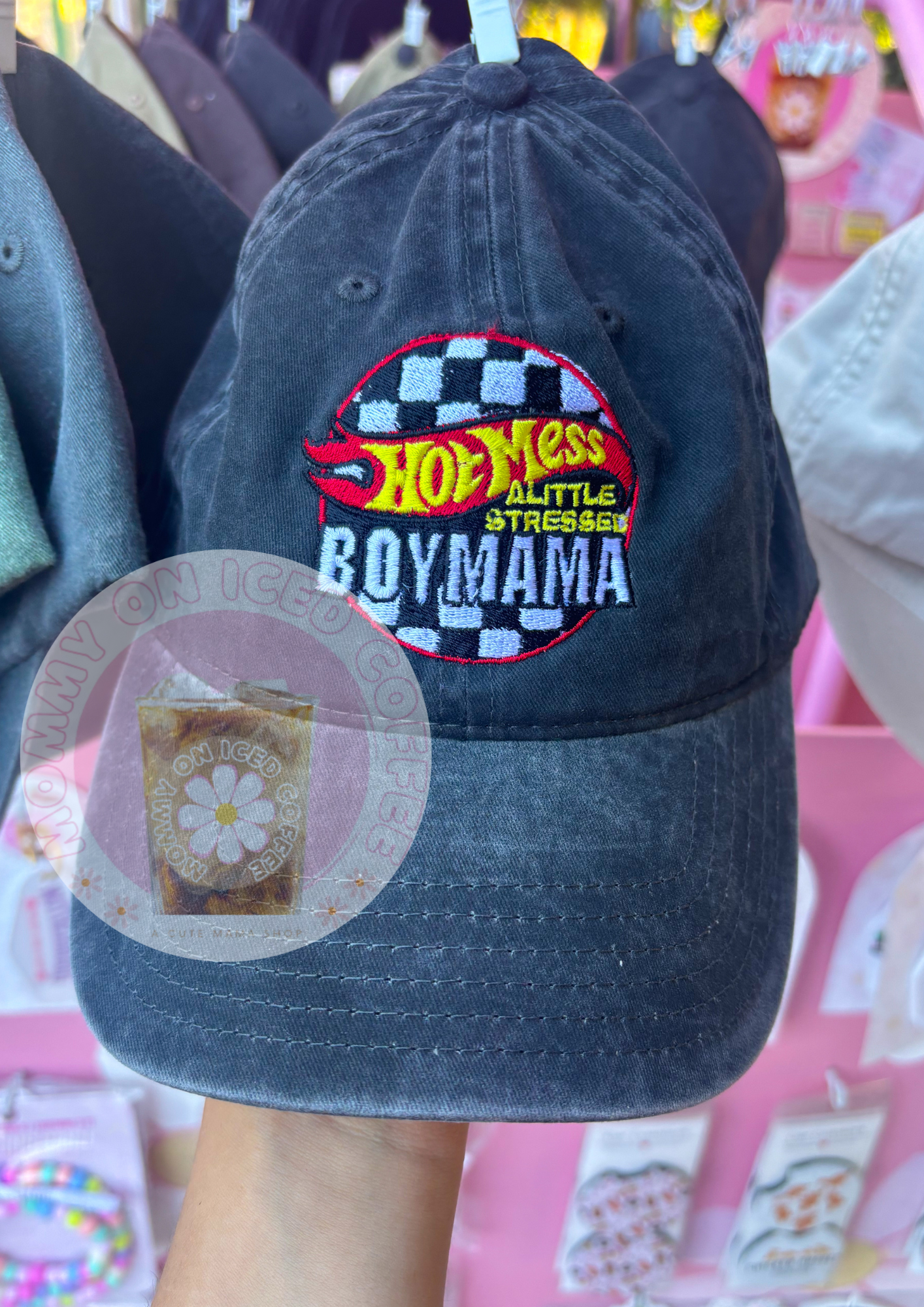 Hot Mess Boy Mama hat