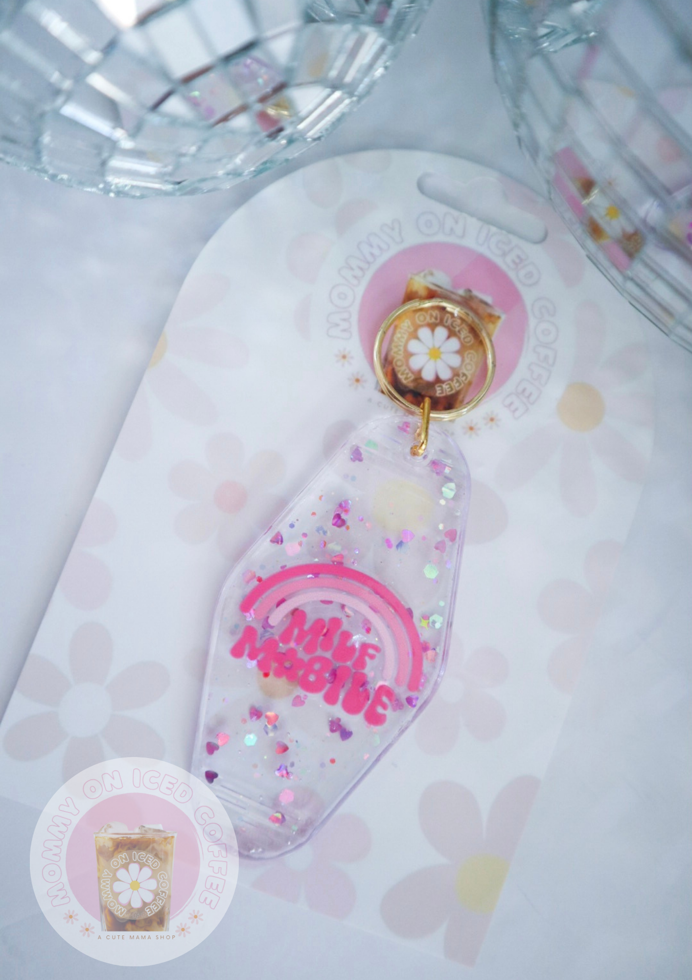 "MILF MOBILE" keychain