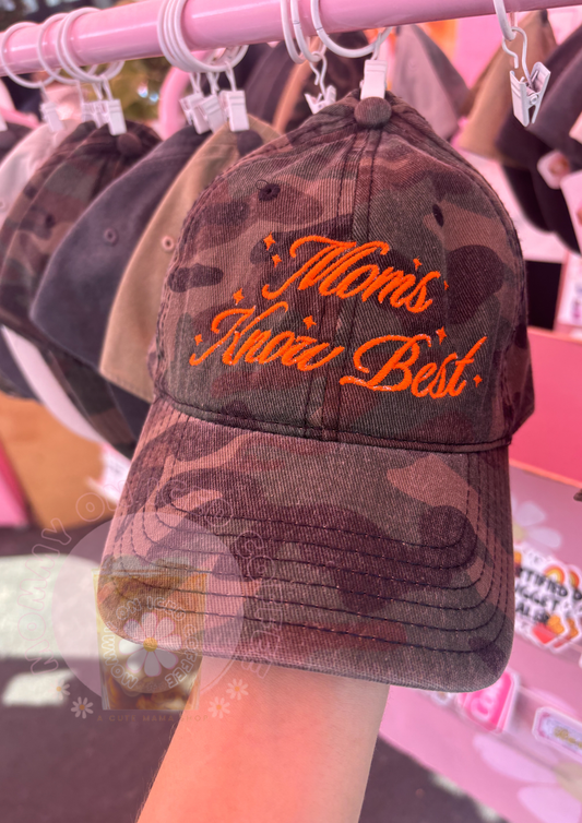 MOMS KNOW BEST mama hat camo