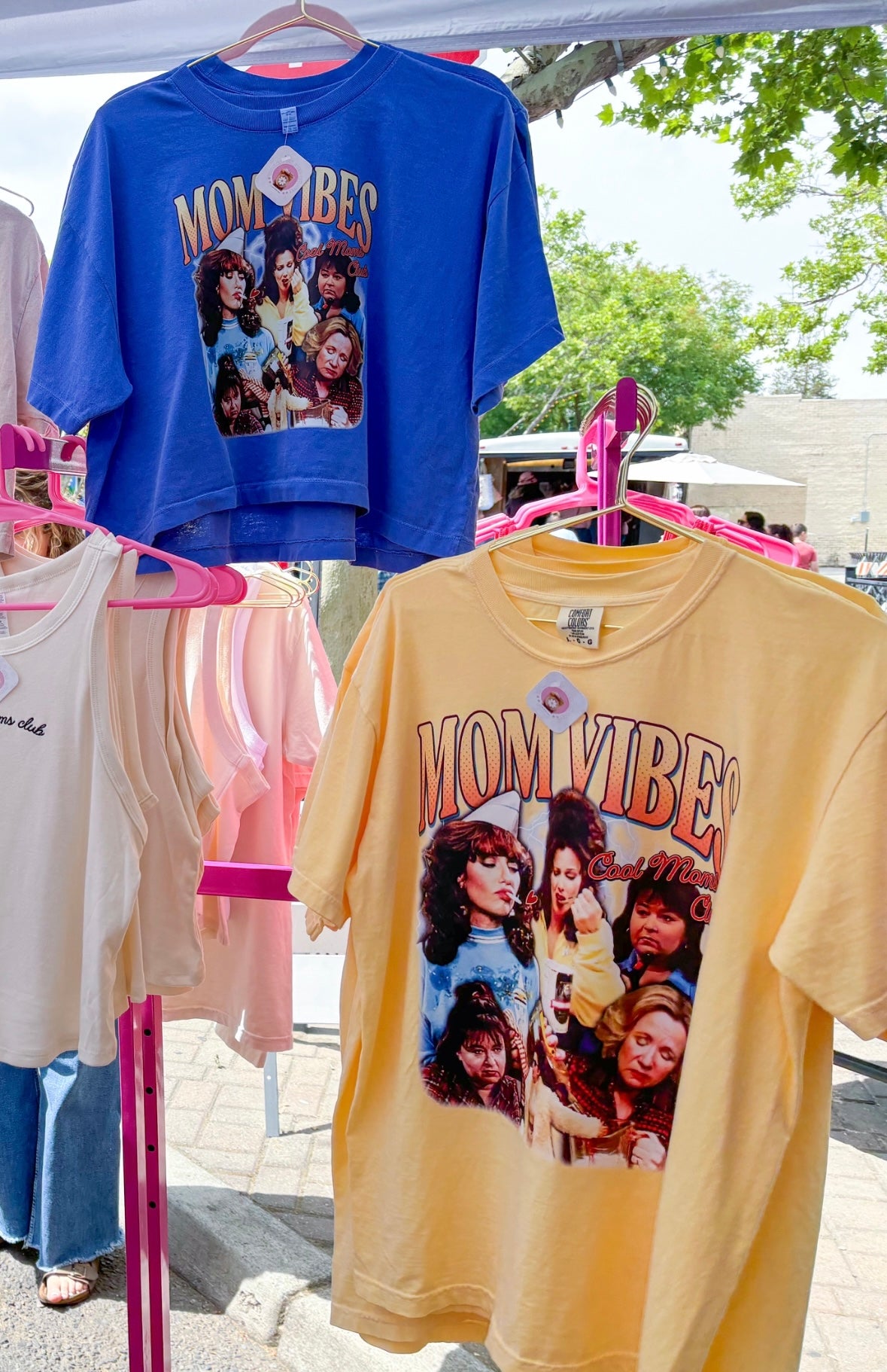 TV Moms (yellow) tee