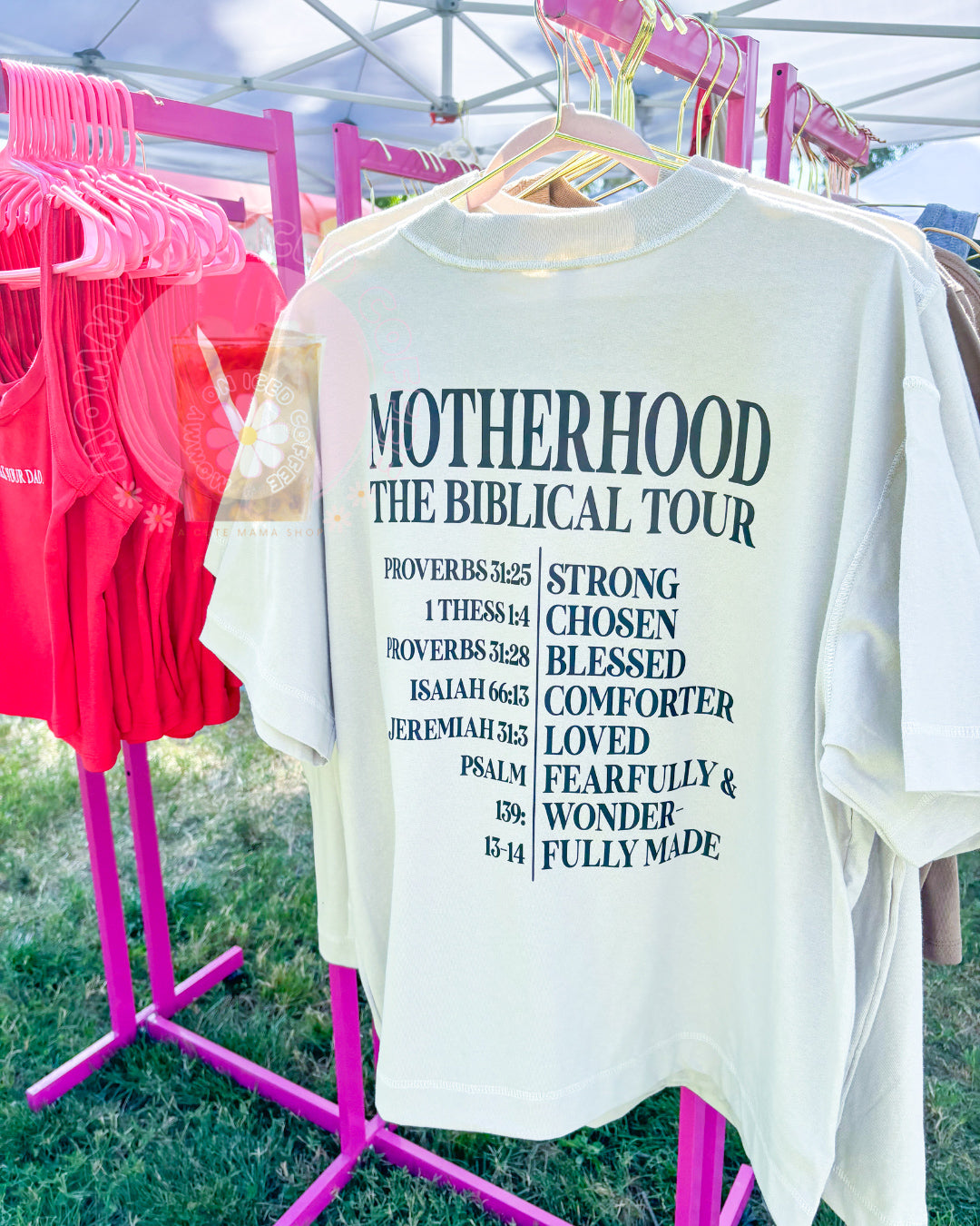 Motherhood the Bib Tour tee