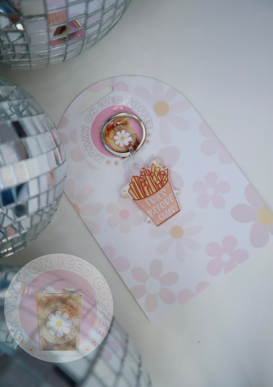 FRIES BEFORE GUYS acrylic keychain