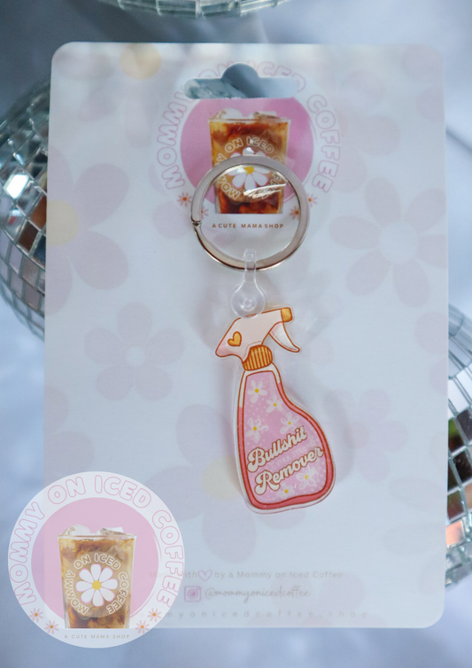 BS REMOVER acrylic keychain