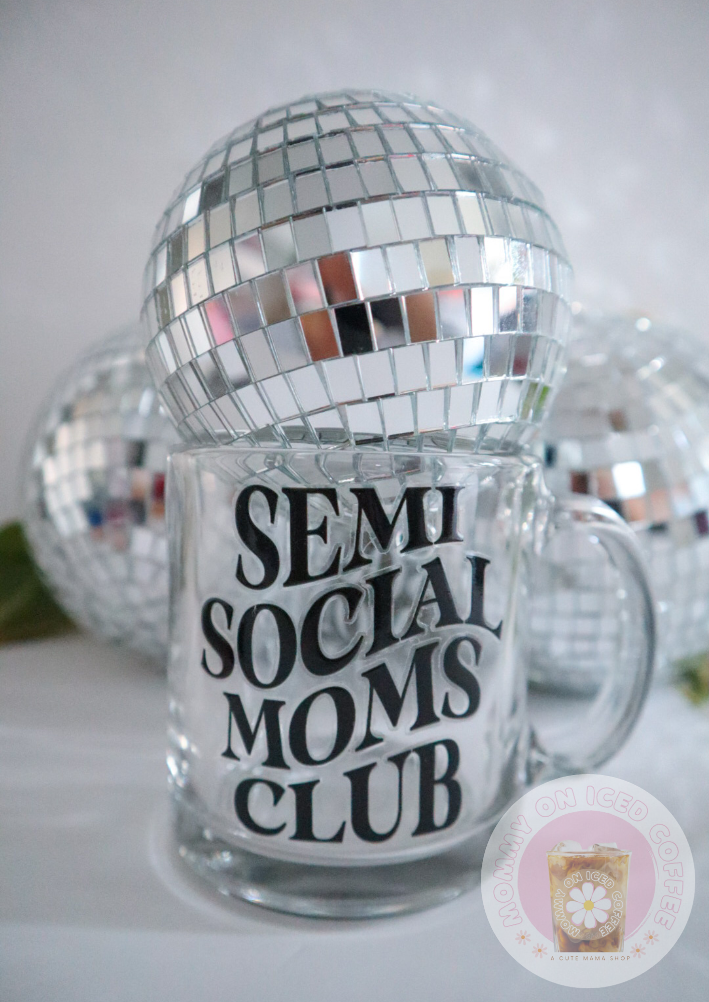 SEMI SOCIAL MOMS CLUB mug