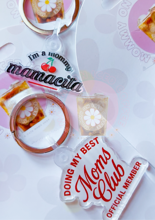 Mamacita acrylic keychain