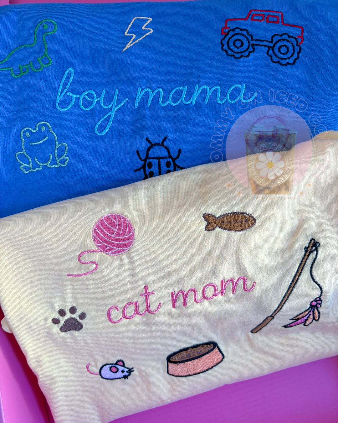 Boy Mom / Cat Mom tees